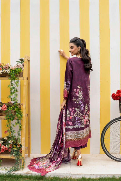3Pc Firdous Lawn Unstitched - D #916
