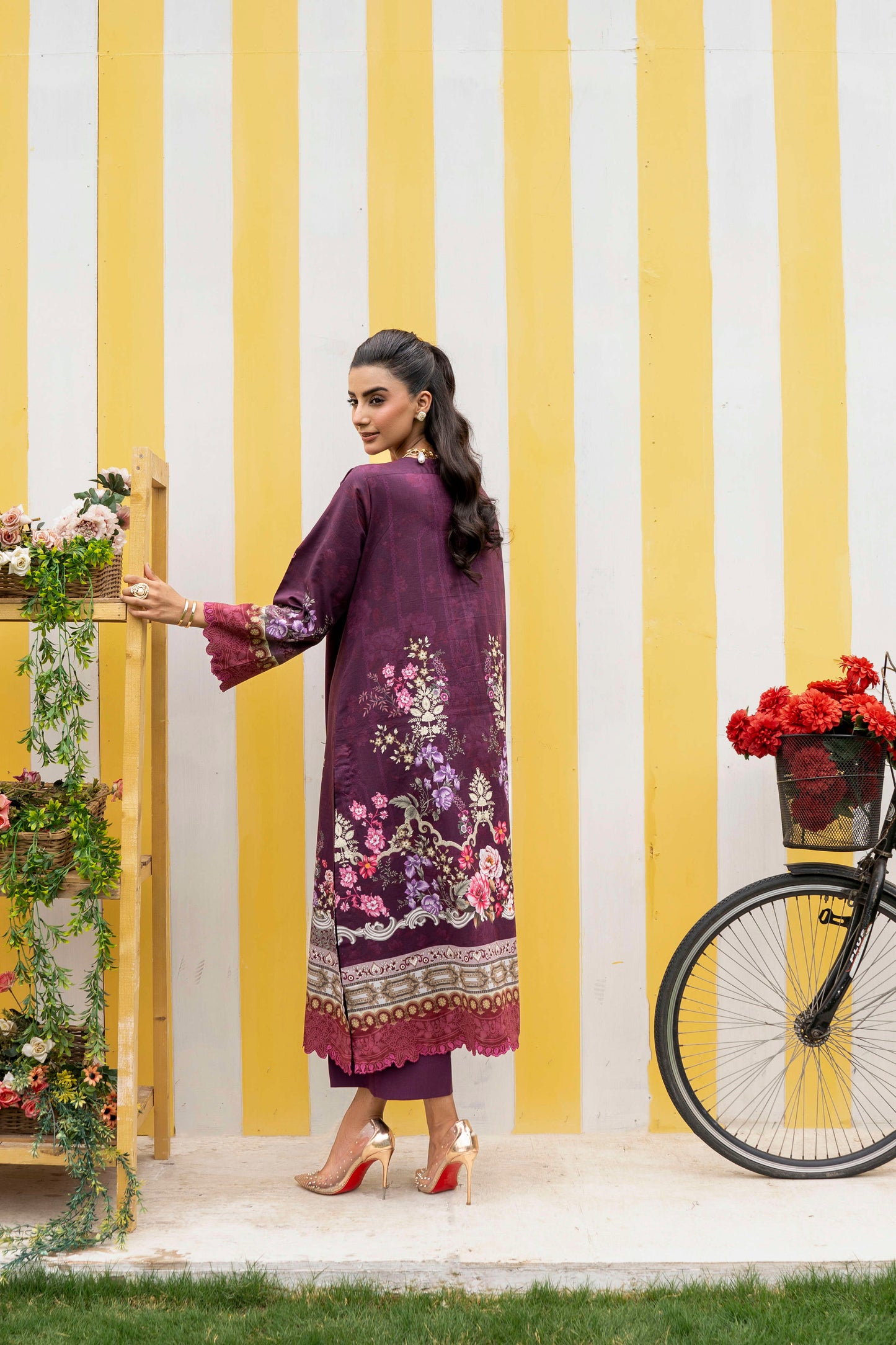 3Pc Firdous Lawn Unstitched - D #916