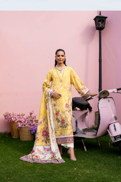 Firdous - Printed - Lawn Kameez & Duptta- 2pc - D919