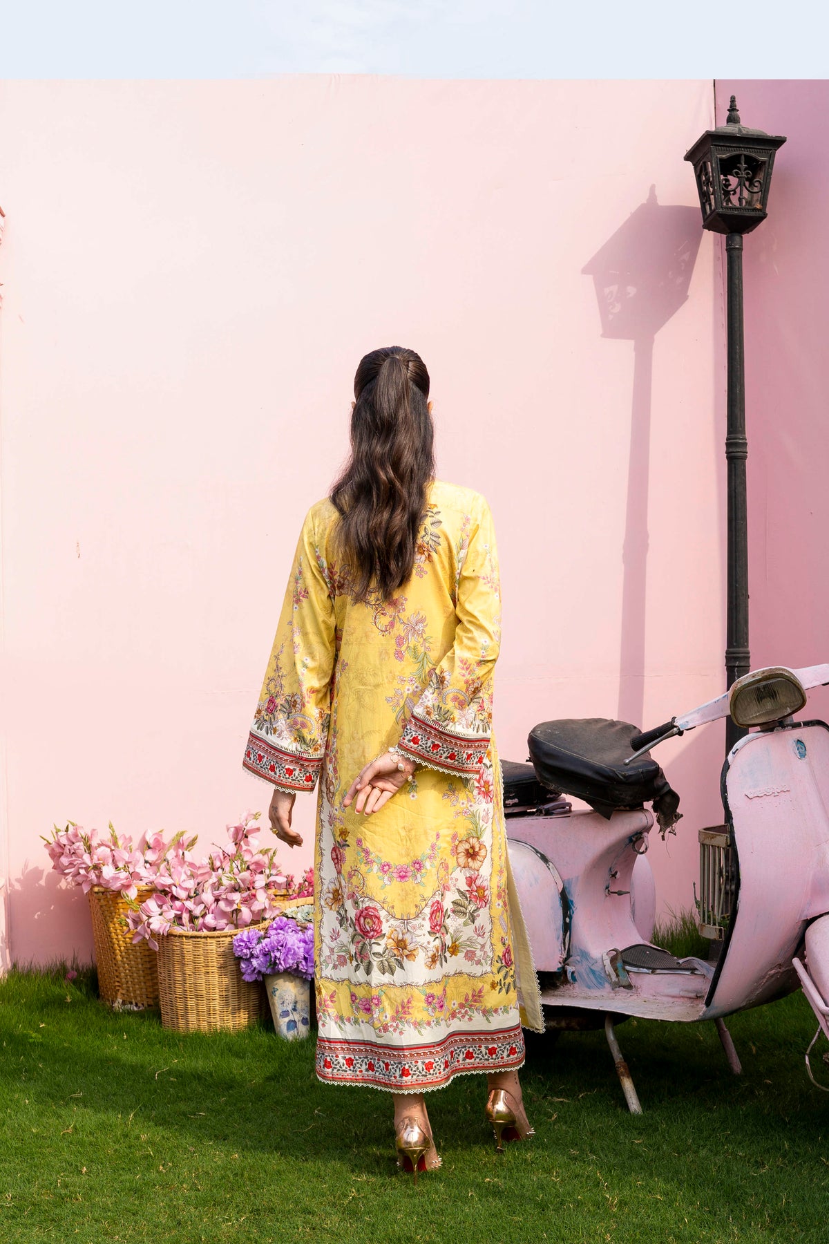 Firdous - Printed - Lawn Kameez & Duptta- 2pc - D919