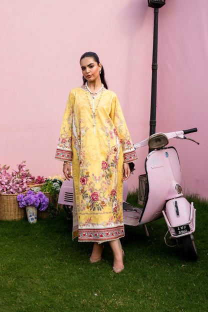 Firdous - Printed - Lawn Kameez & Duptta- 2pc - D919