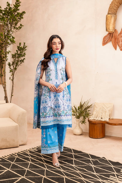 90/88 2Pc Lawn Firdous Kameez & Dupatta  008