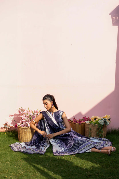 Firdous - Printed - Lawn - 3pc - D928
