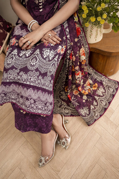 2Pc Firdous Lawn Unstitched - D #124