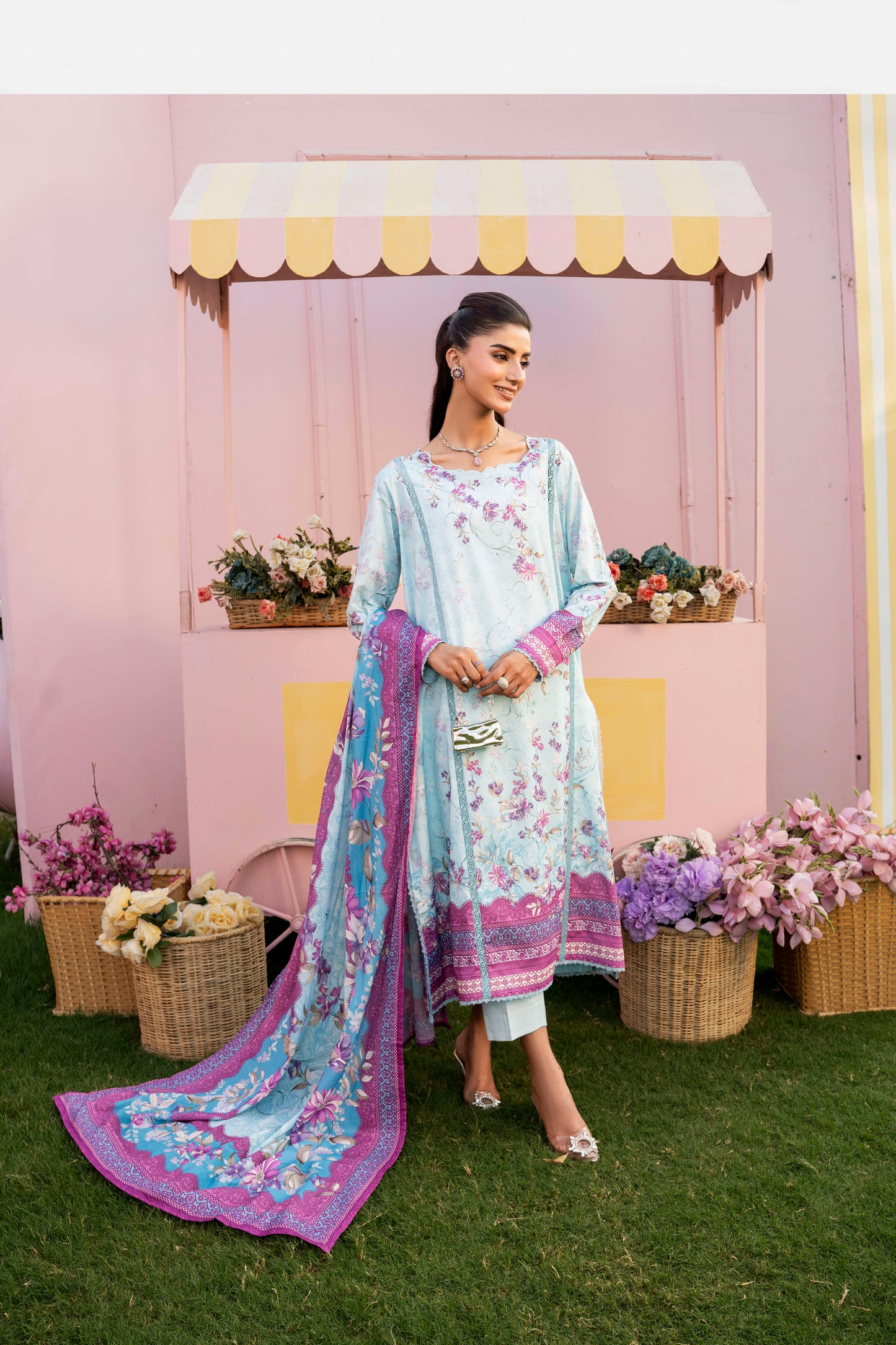 Firdous Kameez & Trouser - D #923