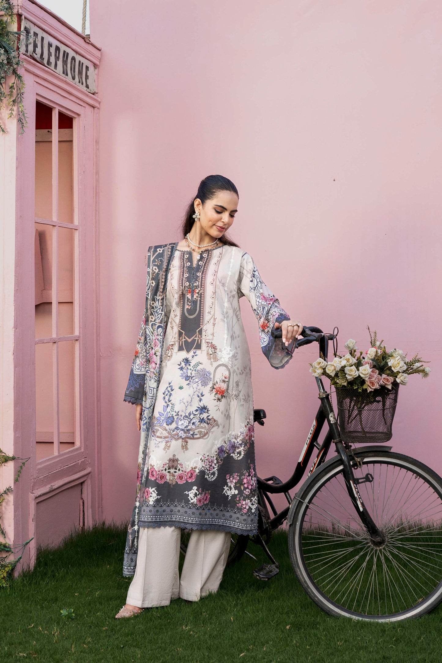2Pc Firdous Lawn Unstitched - D #930