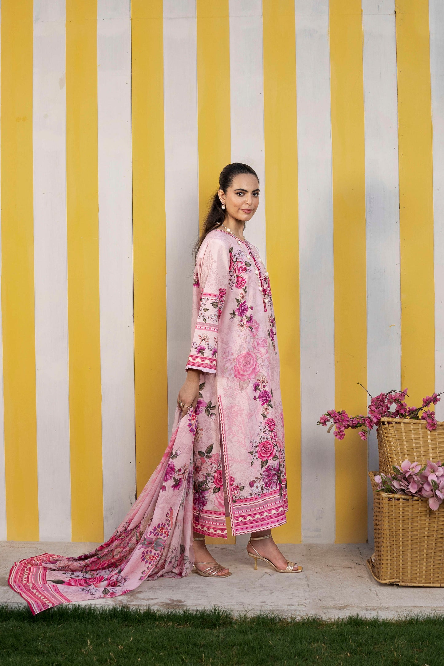 Firdous - Printed - Lawn - 3pc - D920
