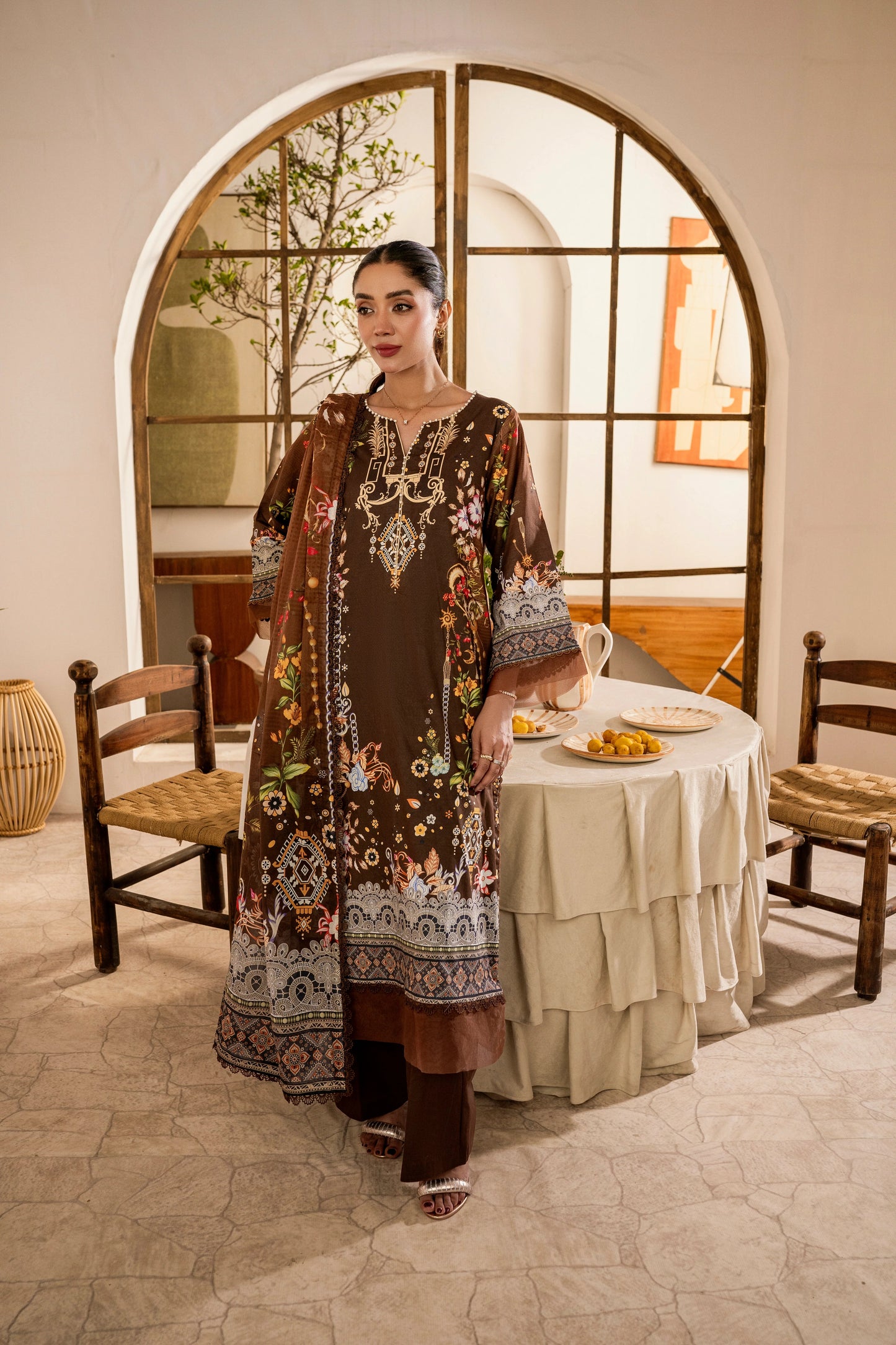 90/88 Firdous 2Pc Kameez & Trouser - 0032