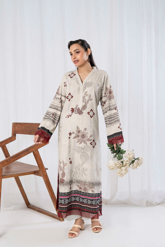 3PC Firdous Cambric Printed Unstitched Suit Vol-0095