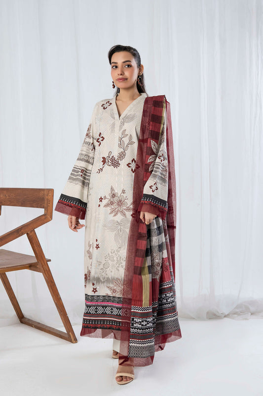 Firdous Resham Original 3Pc - 0095