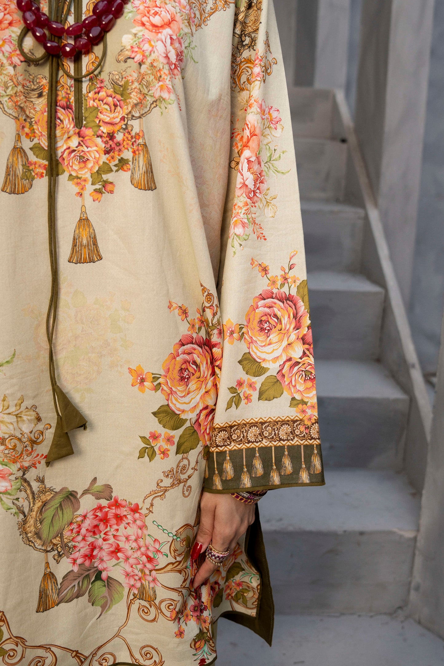 3Pc Firdous Lawn Unstitched - D183