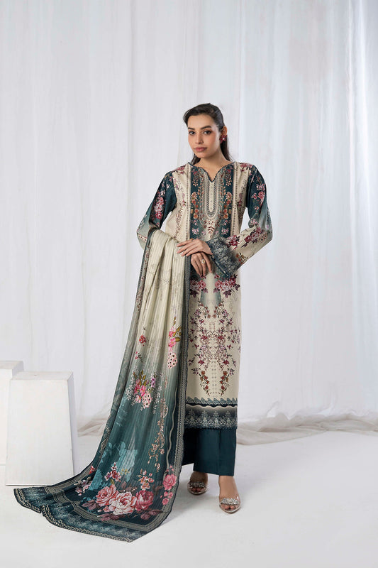 2Pc Firdous Kameez & Dupatta Suit 969