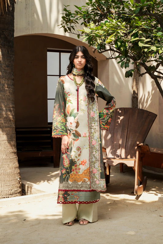Printed - Lawn - 3pc - D140 - Botanica