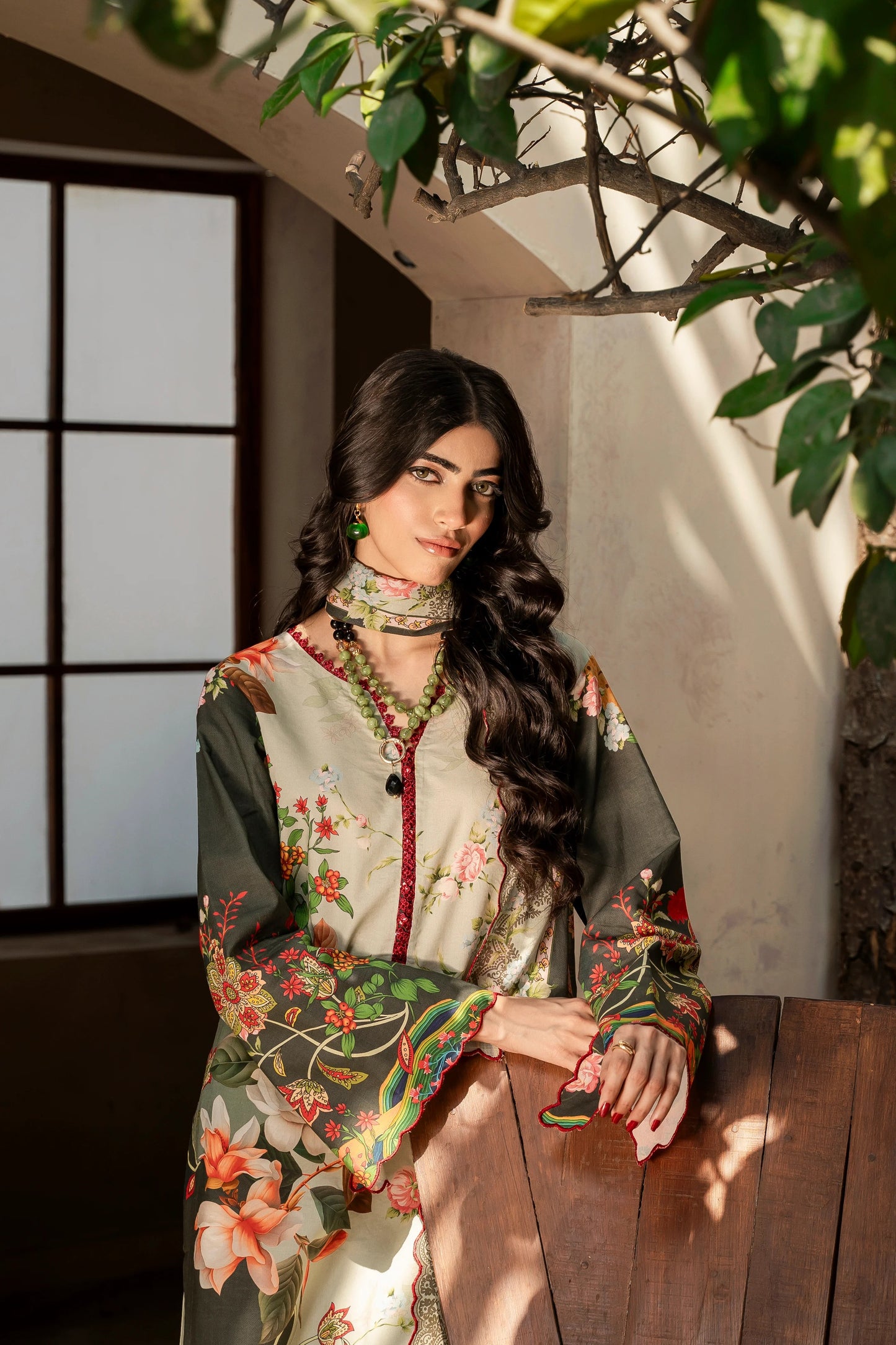 90/88 Printed - Lawn - 3pc - 140 - Botanica