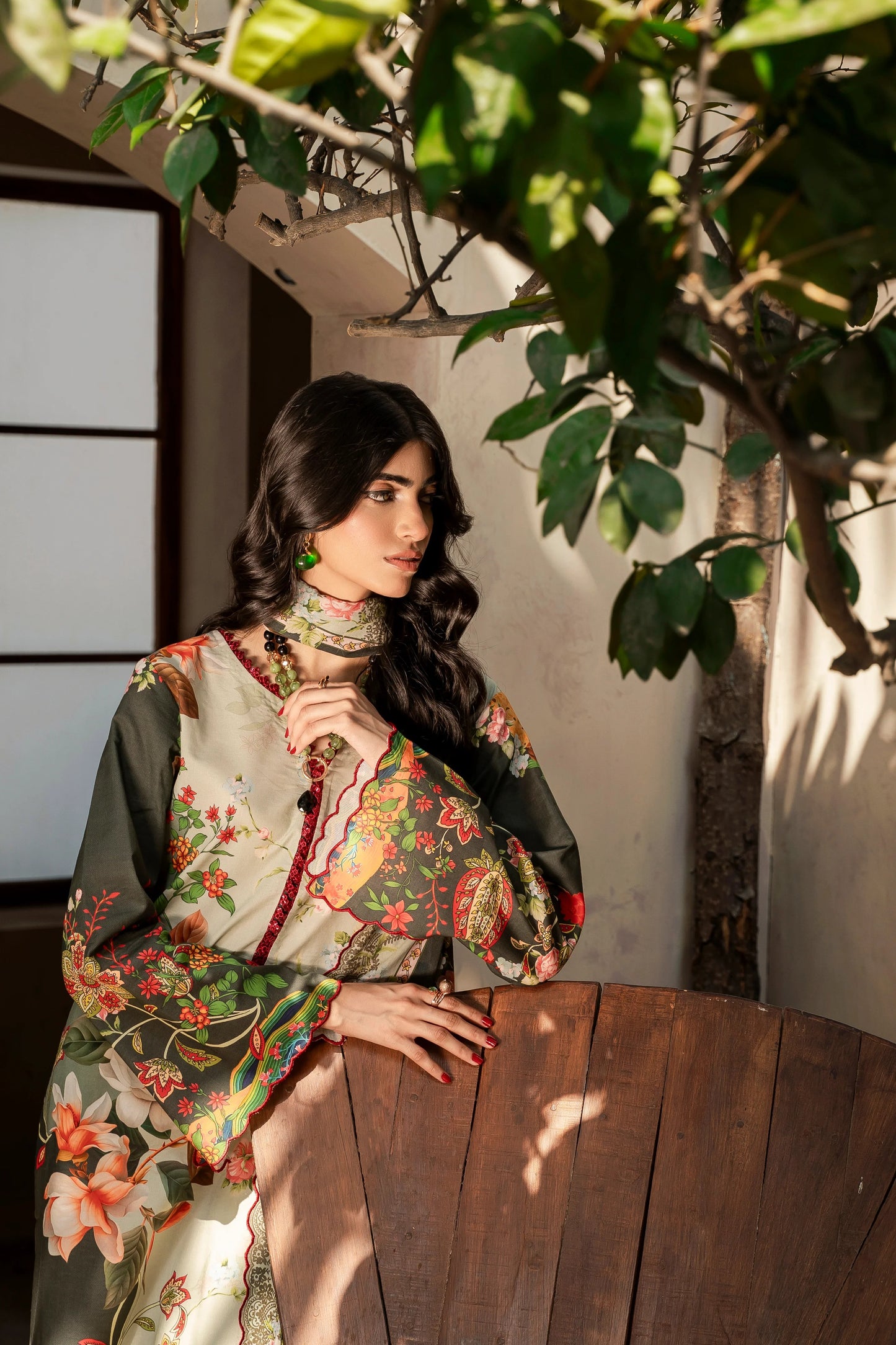 90/88 Printed - Lawn - 3pc - 140 - Botanica