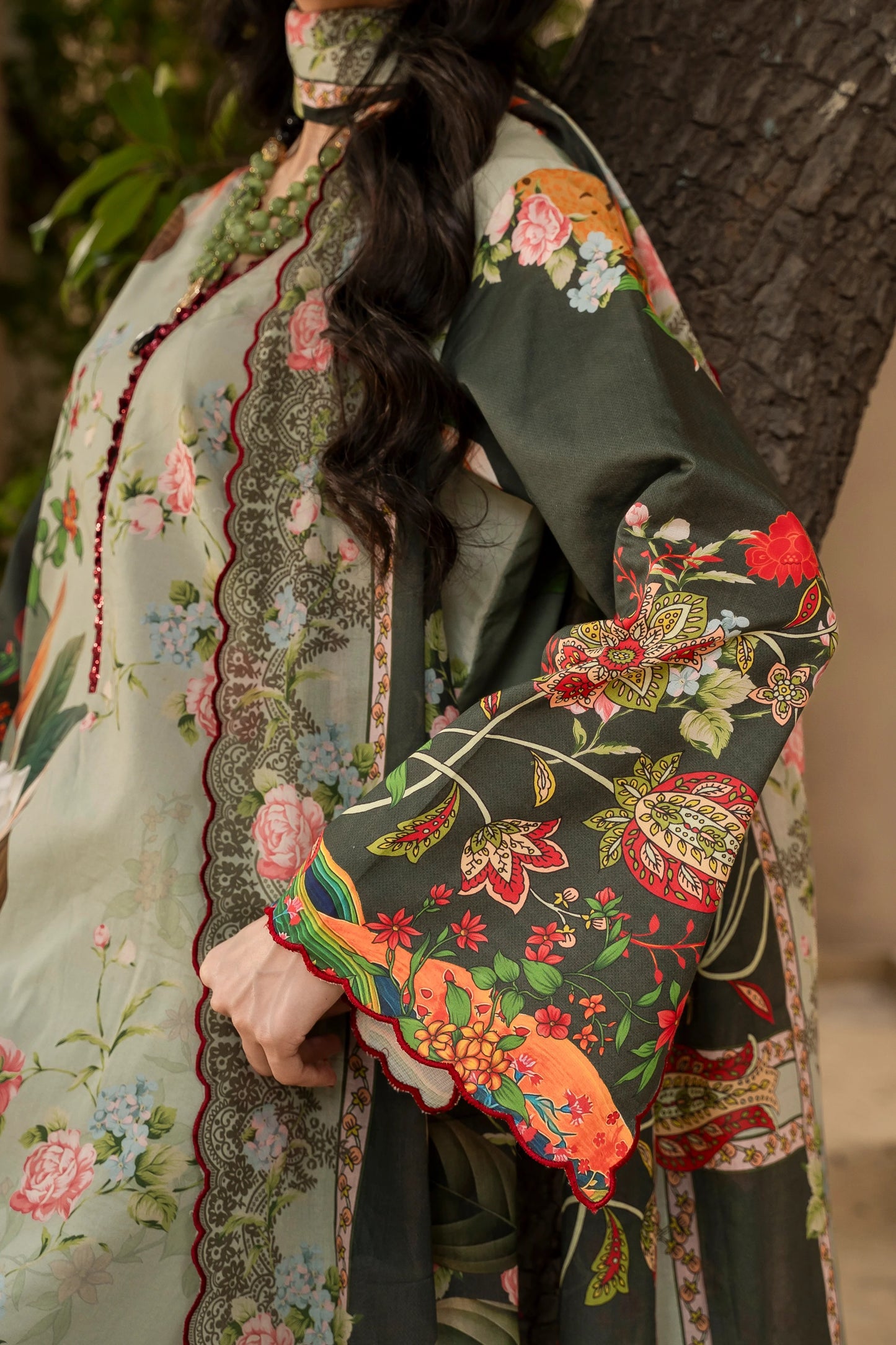 90/88 Printed - Lawn - 3pc - 140 - Botanica