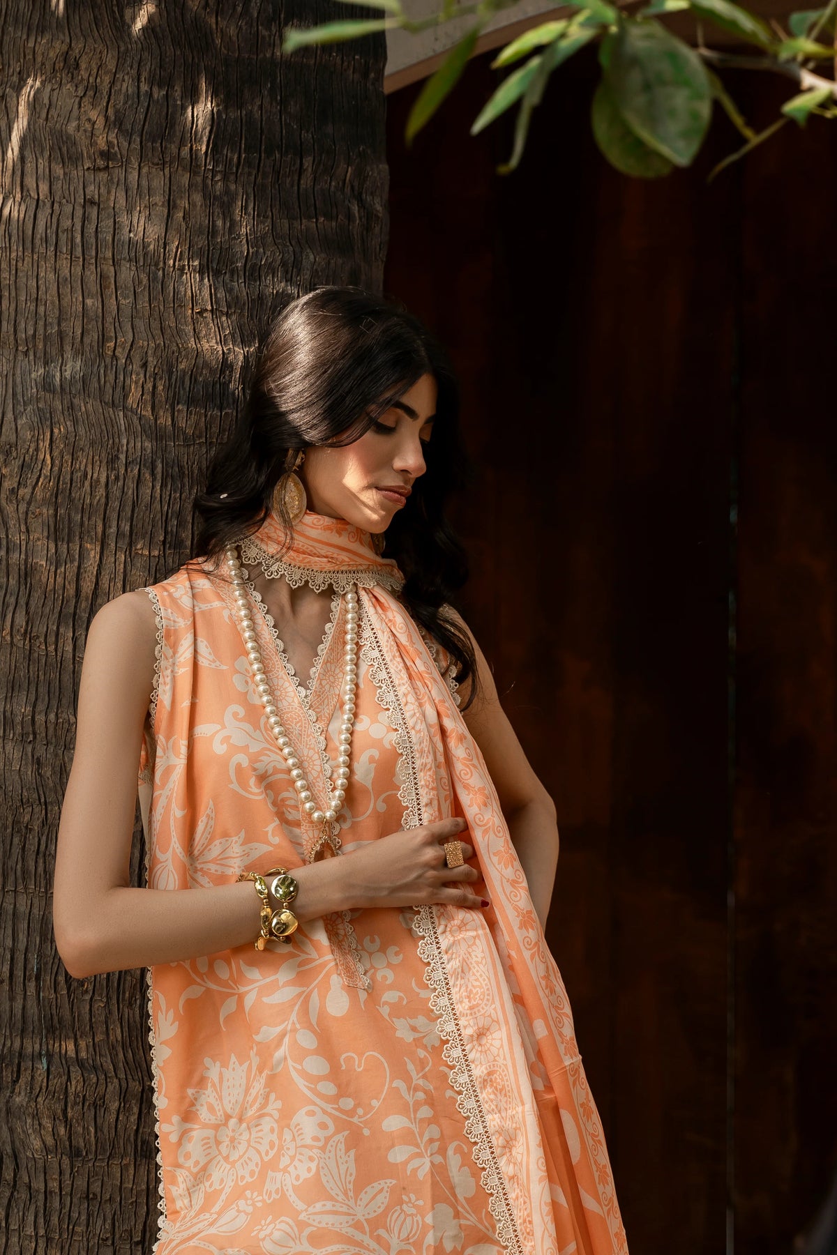 2Pc Firdous Lawn Kameez & Trouser Unstitched 0018