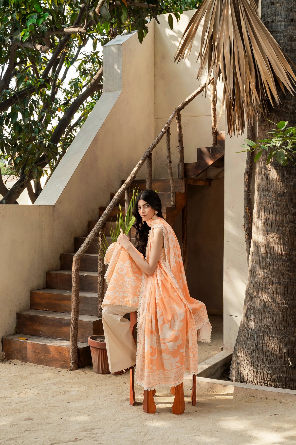 2Pc Firdous Lawn Kameez & Trouser Unstitched 0018