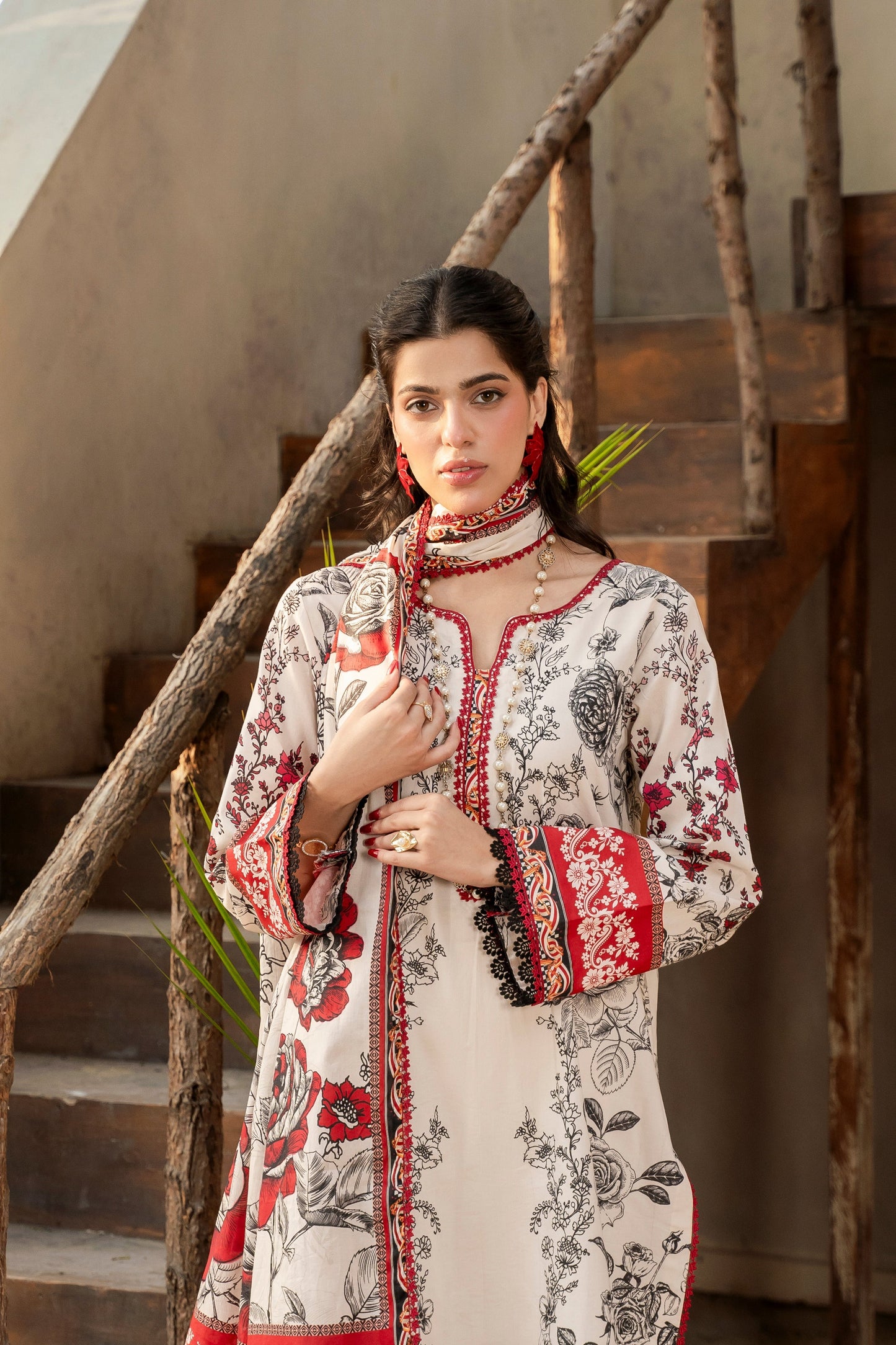 Firdous 2Pc Kameez & Trouser - D136