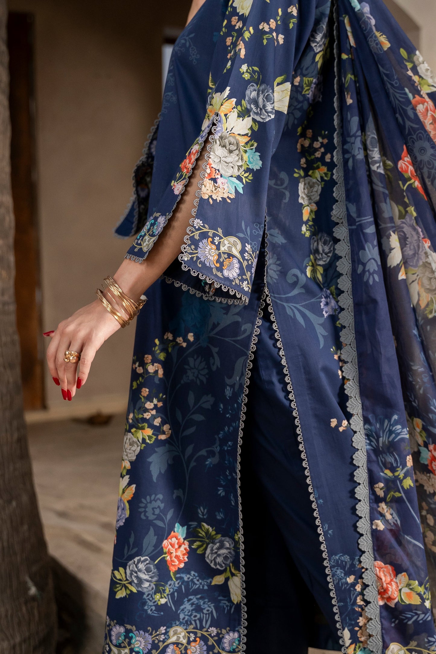 Firdous 2Pc Kameez & Trousers - D142