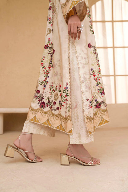 3Pc Firdous Silk Lumen Digital Printed Unstitched Suit Vol-0130