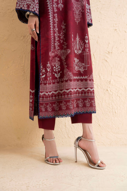 3Pc Firdous Silk Lumen Digital Printed Unstitched Suit Vol-0130