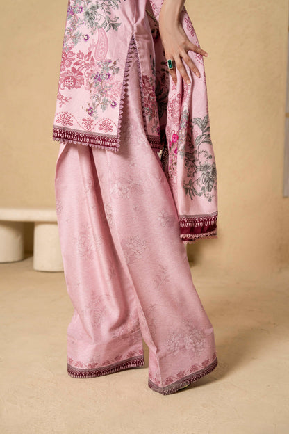 3Pc Firdous Silk Lumen Digital Printed Unstitched Suit Vol-0130