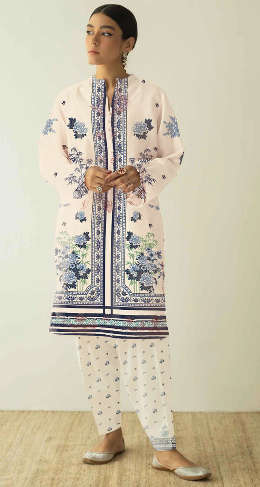 Sapphire Lawn Unstiched Suit