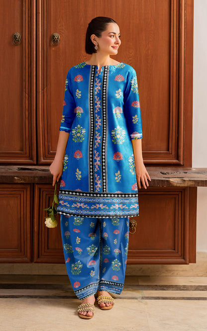 Sapphire Lawn Unstiched Suit