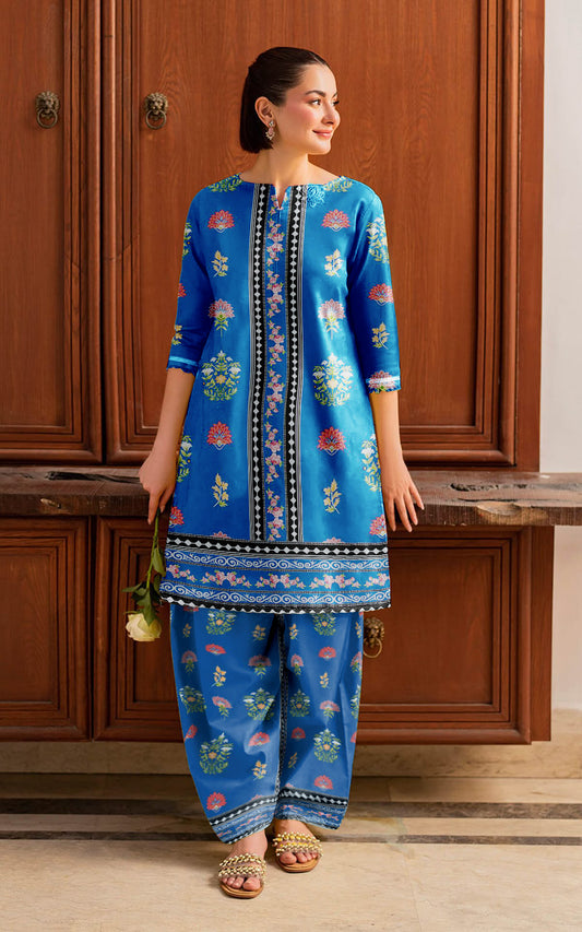 Sapphire Lawn Unstiched Suit