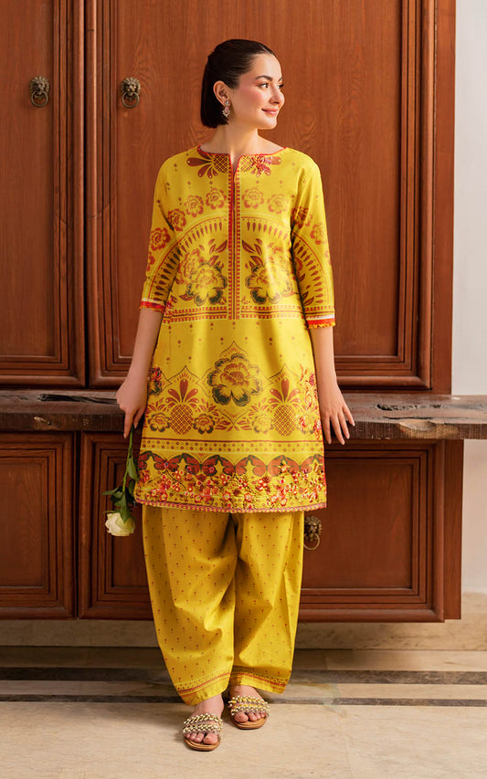 Sapphire Lawn Unstiched Suit
