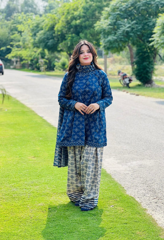 3Pc Supima Lawn Suit  - #41046