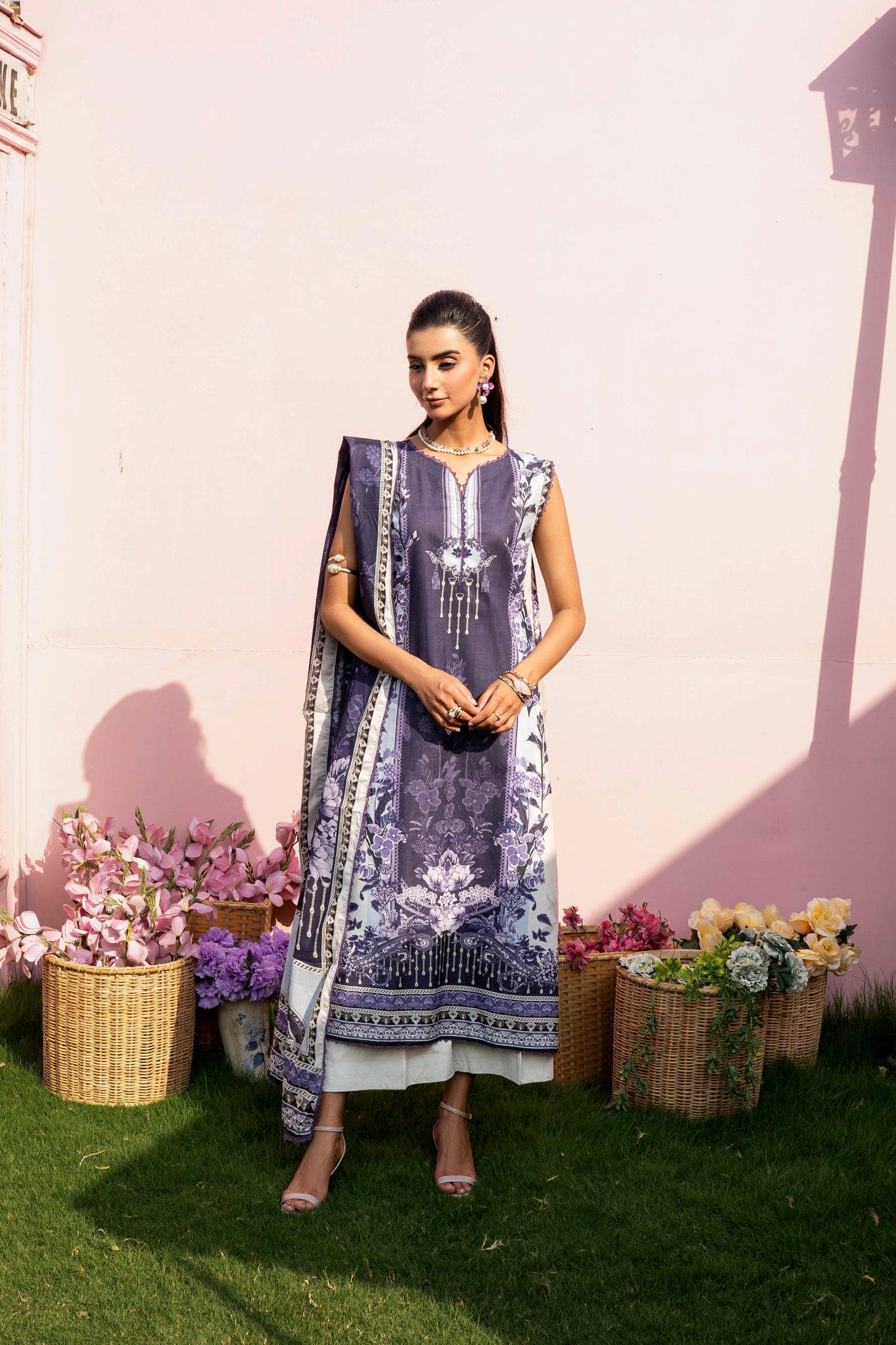 Firdous 2Pc Kameez & Trousers - D928
