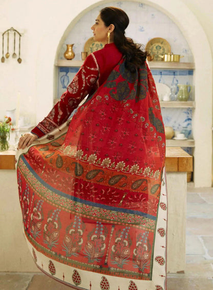 3Piece Embroidered Ricamo Dress