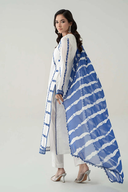 3Piece Embroidered Ricamo Dress