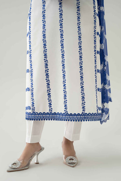 3Piece Embroidered Ricamo Dress