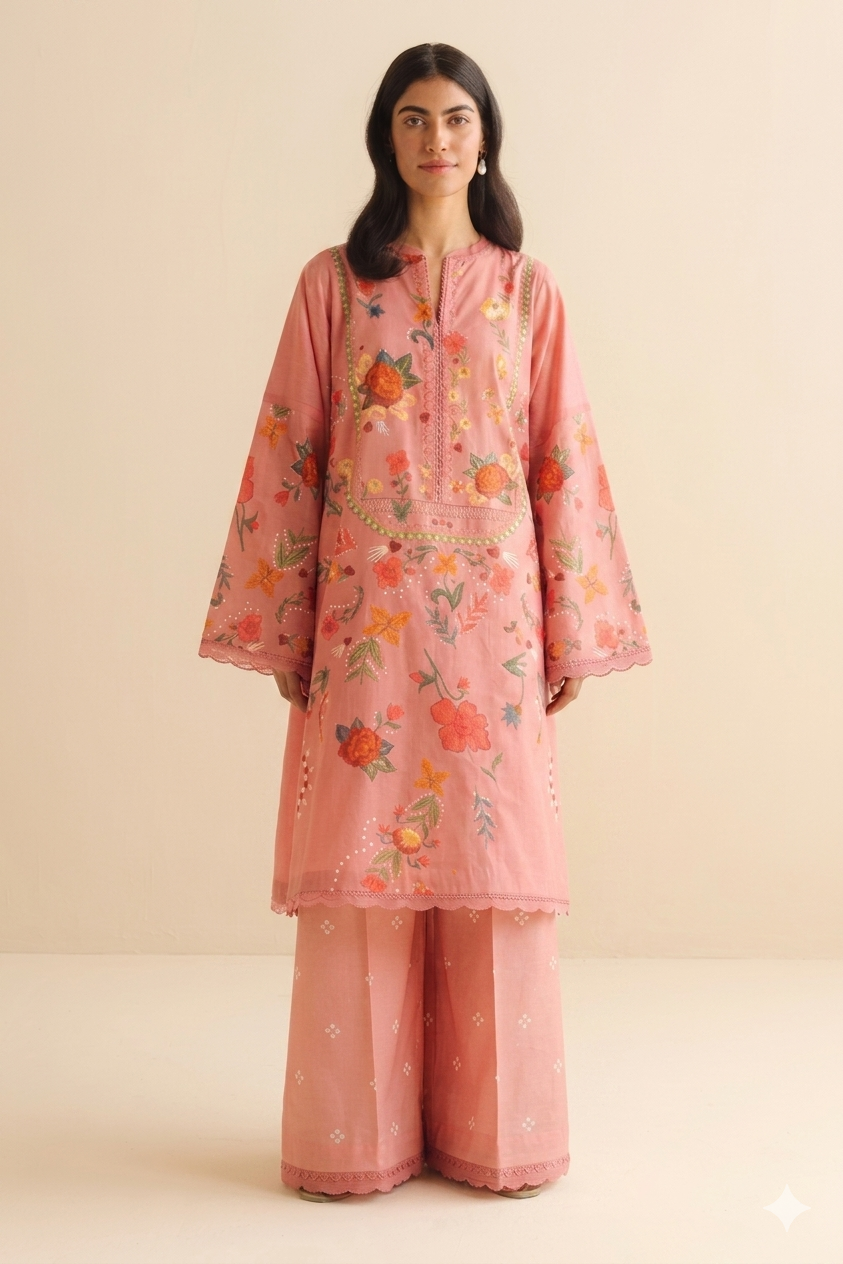 2 Piece Premium Summer Lawn Vol-3228