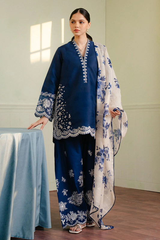 Ricamo 3 Piece Lawn Suit - Eleanor