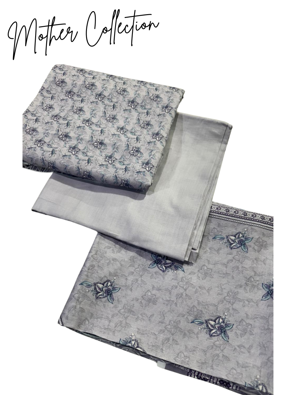 3Pc Lawn Bana Dora Unstitched Suit 1206