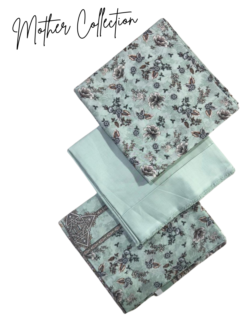 3Pc Lawn Bana Dora Unstitched Suit 37408