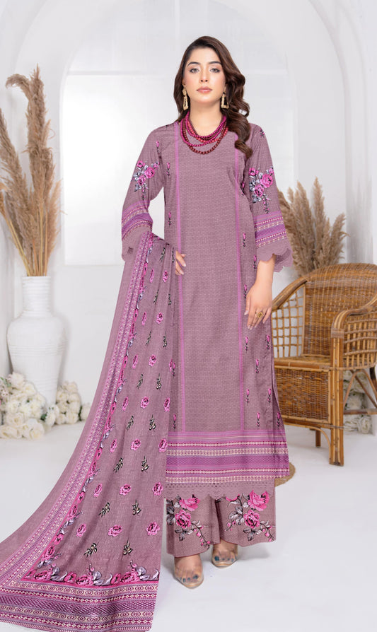 NOOR-E-JAHAN 3Pc Lawn  - #34579