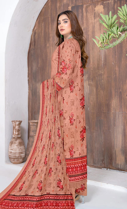 NOOR-E-JAHAN 3Pc Lawn  - #34586