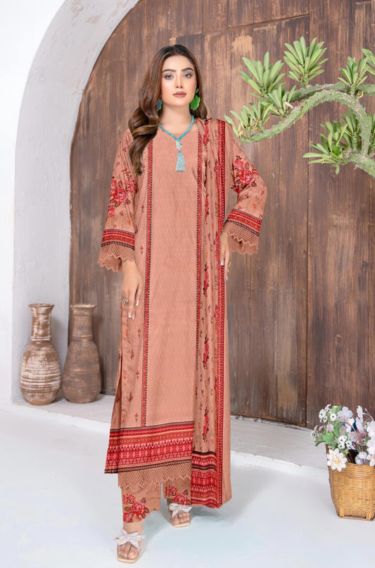 NOOR-E-JAHAN 3Pc Lawn  - #34586