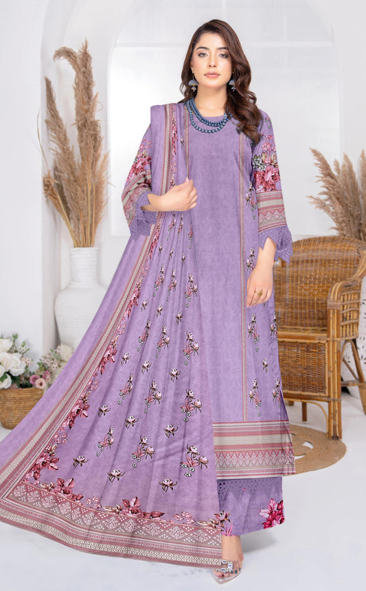 NOOR-E-JAHAN 3Pc Lawn  - #34577
