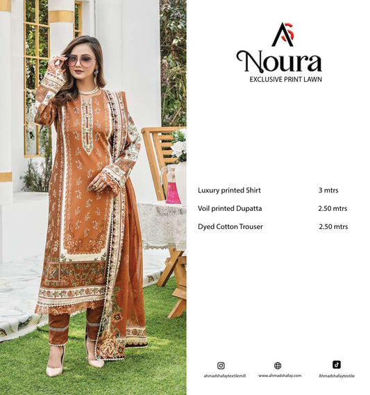 Noura Premium Lawn 3pc - 0139