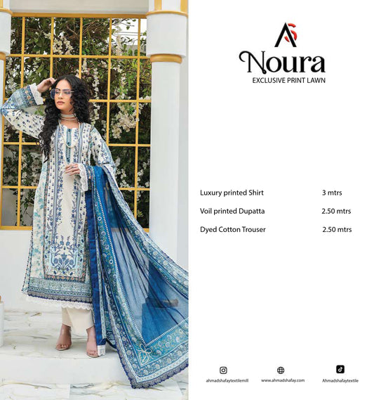 Noura Premium Lawn 3pc - 0139