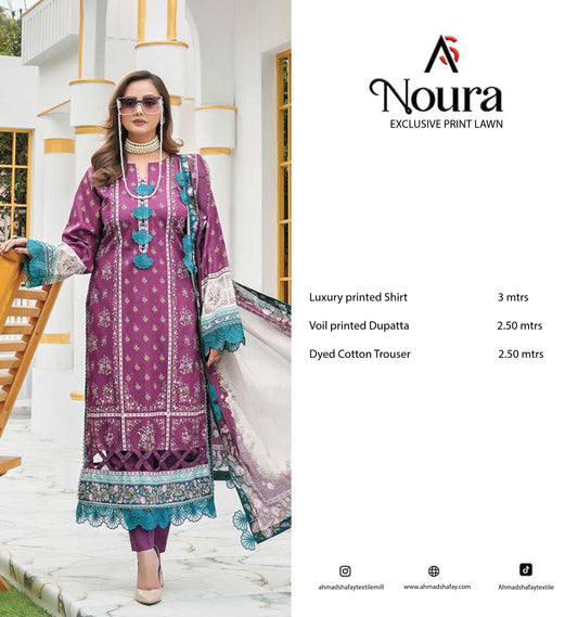 Noura Premium Lawn 3pc - 0139