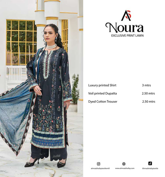 Noura Premium Lawn 3pc - 0139