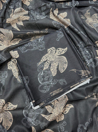 2Pc Lawn Allover Suit #38635