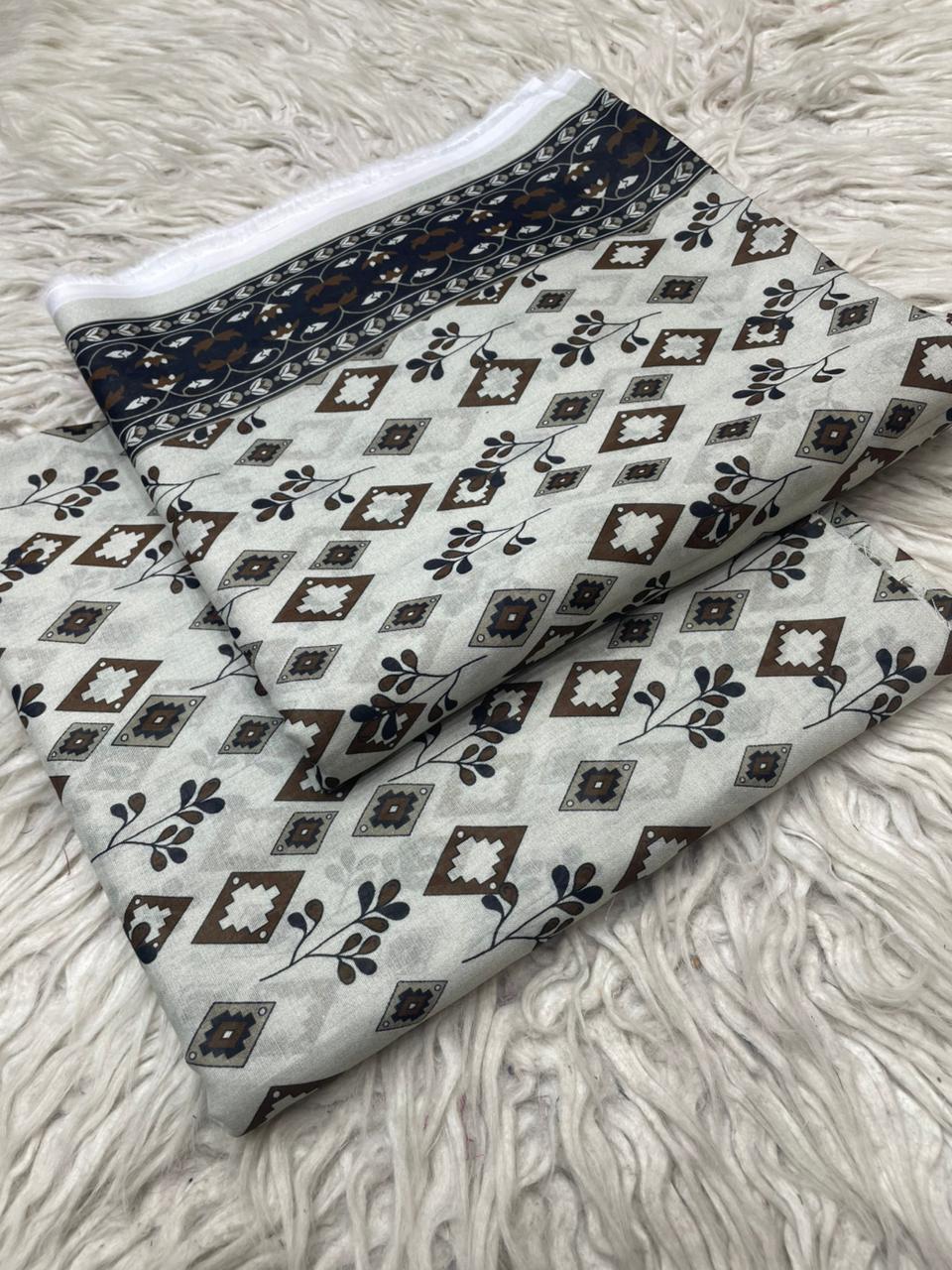 2Pc Lawn Digital Printed Suit Vol-0169